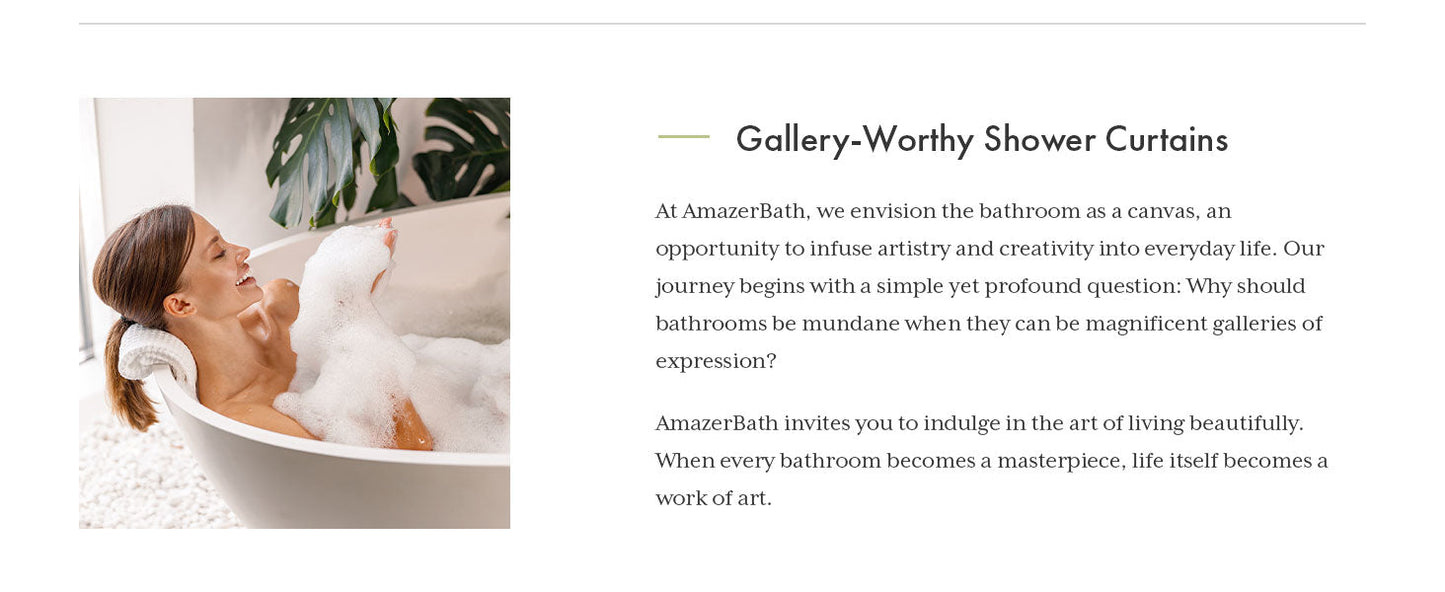 Shower Curtain, Washable Cloth Black Shower Curtain Sets with 12 Shower Curtain Hooks, Fabric Rustic Black and White Striped Curtain, Farmhouse Bathroom Curtains, 72x72 Inches