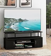 Furinno Basic Coffee Table, 2-Tier Modern Coffee Table with Open Shelf, Easy Assembly Side Table, for Living Room, Bedroom, Home Office, Amber Oak